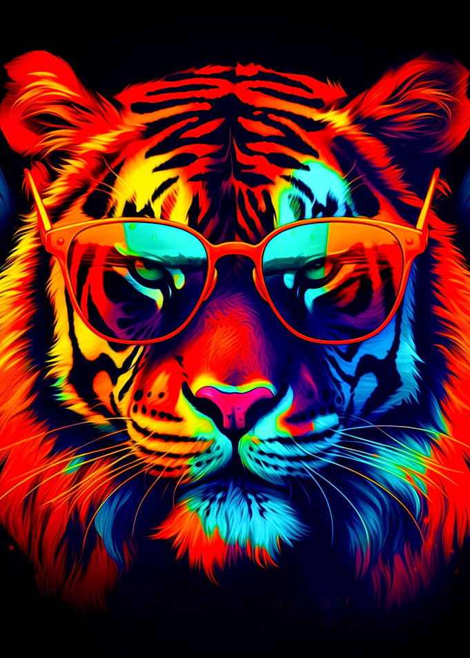 Colorful Tiger