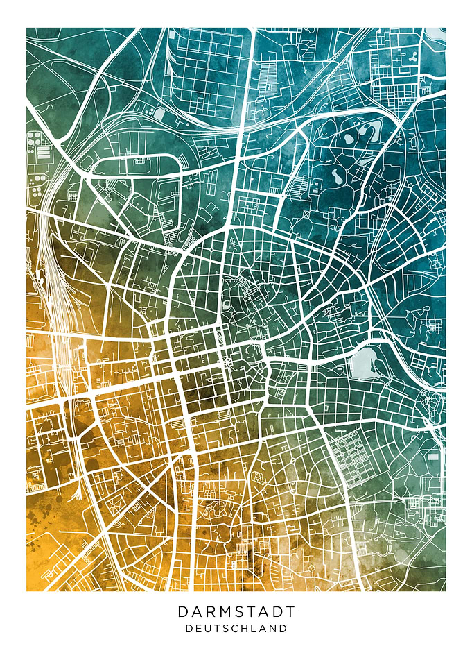 Darmstadt Germany Map