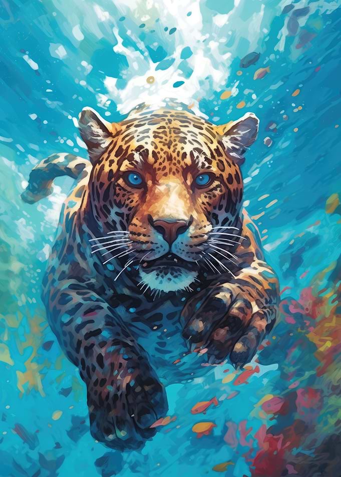 Underwater Leopard