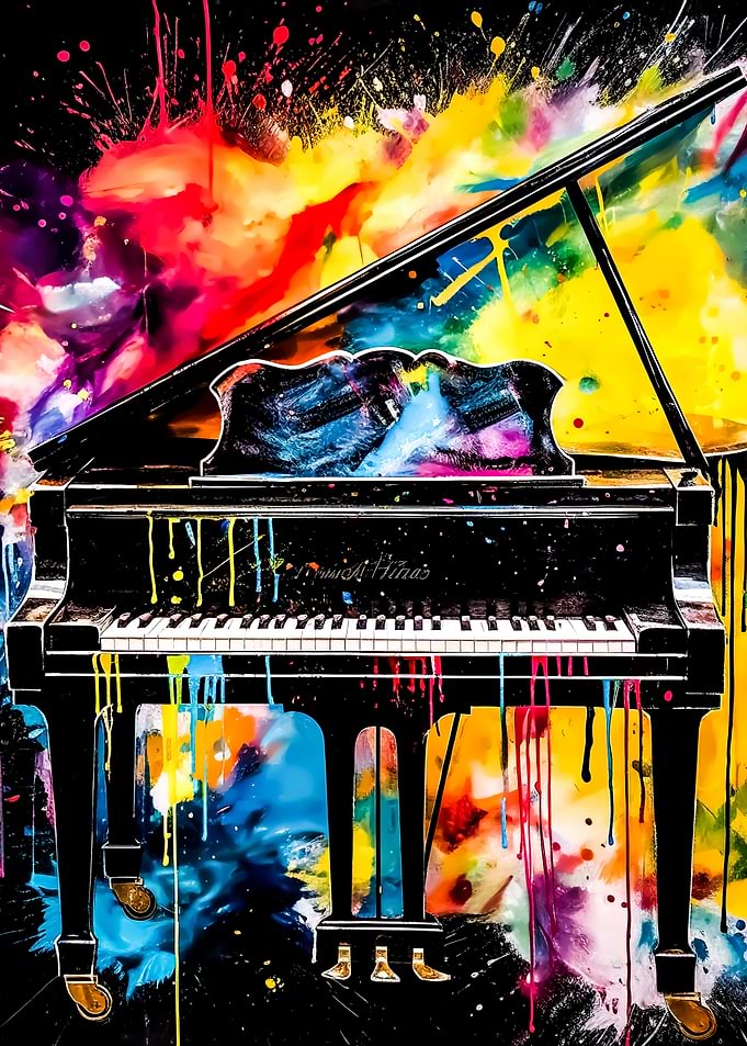 Piano Colorful