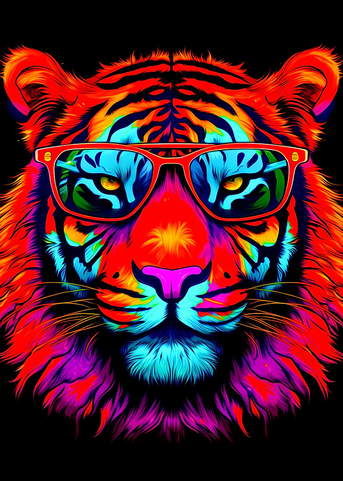 Colorful Tiger