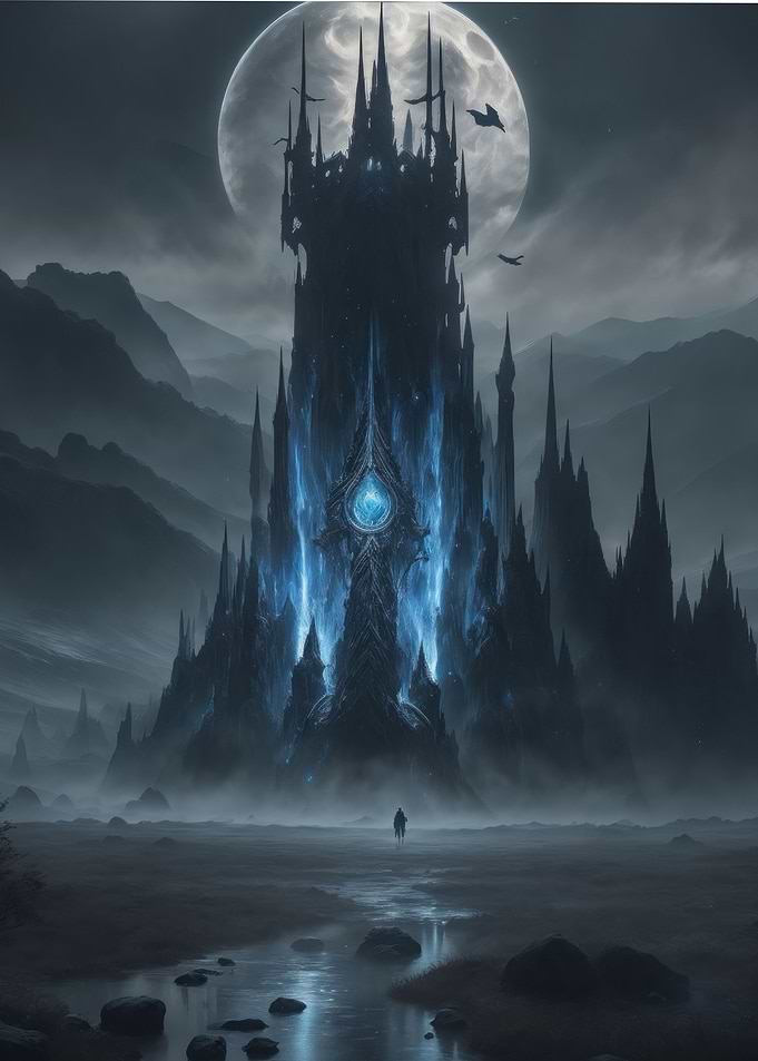 fantasy landscape dark