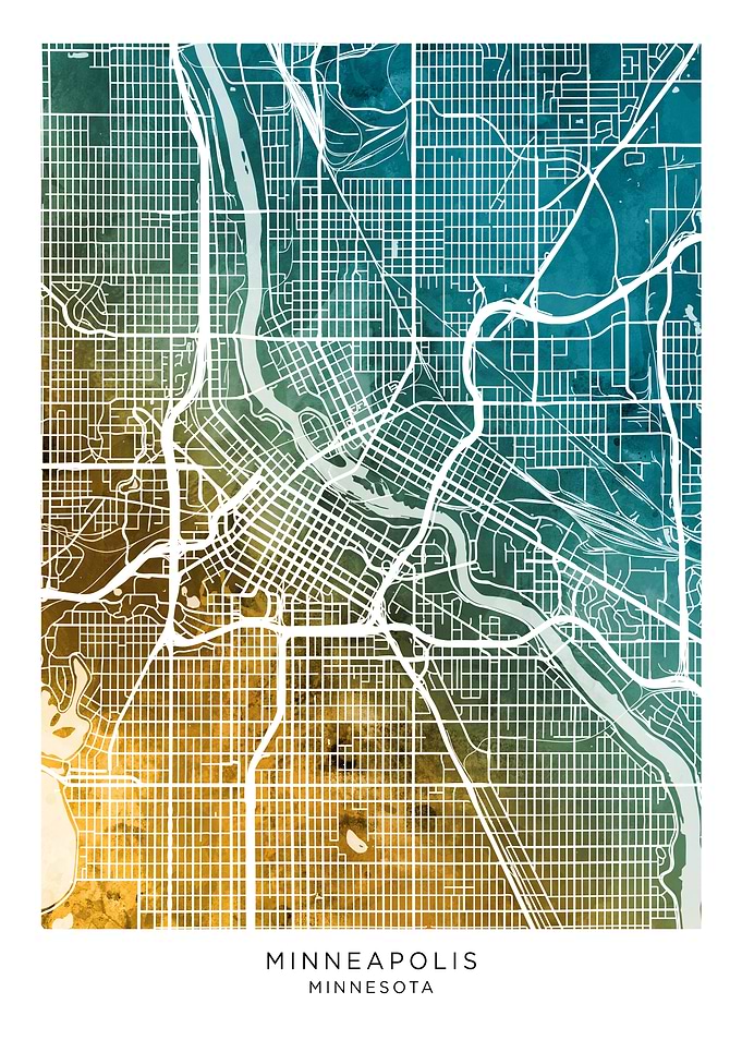 Minneapolis Minnesota Map