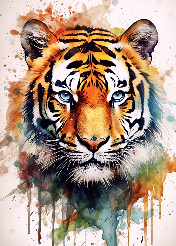 Tiger Watercolor