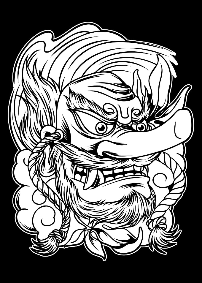 Tengu Japanese Doll bnw