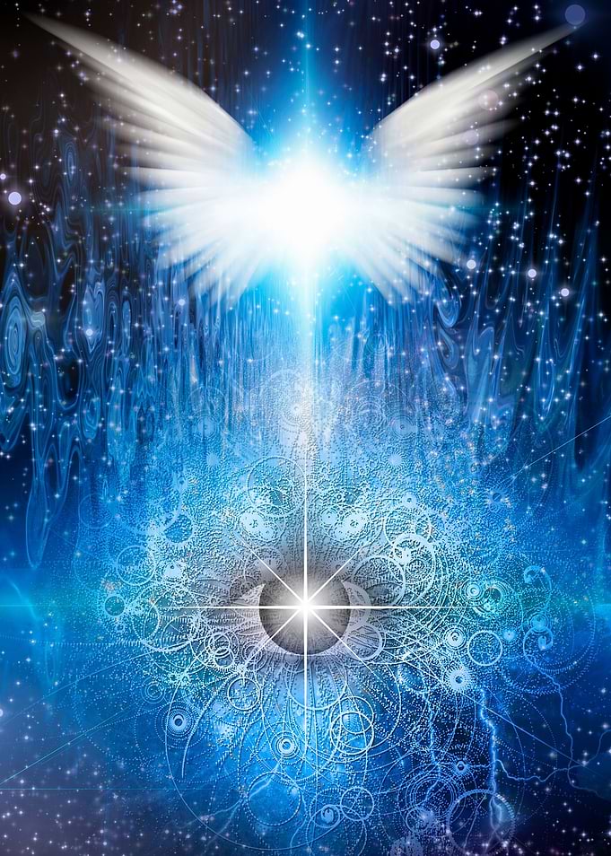 Angel and Eye of God