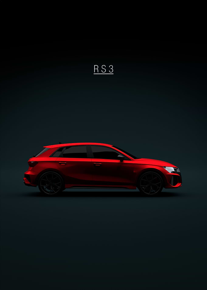 Audi RS3 2021 8Y Red