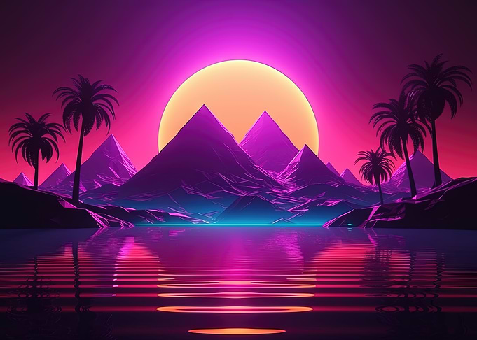 Synthwave Retro Utopia