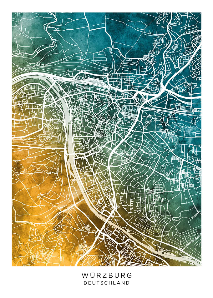 Wurzburg Germany Map