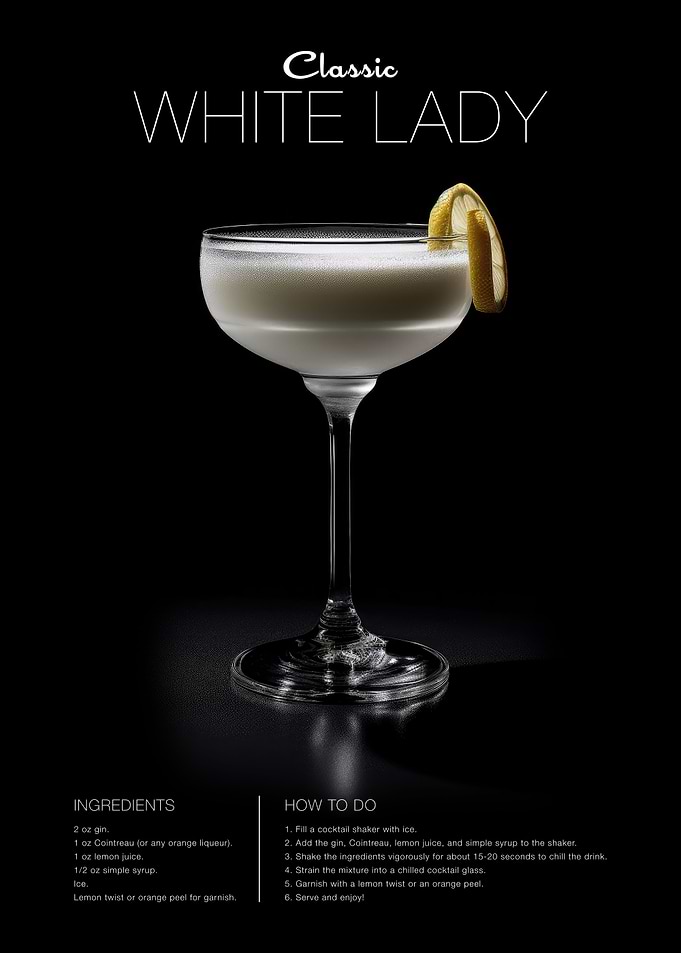 White Lady Cocktail
