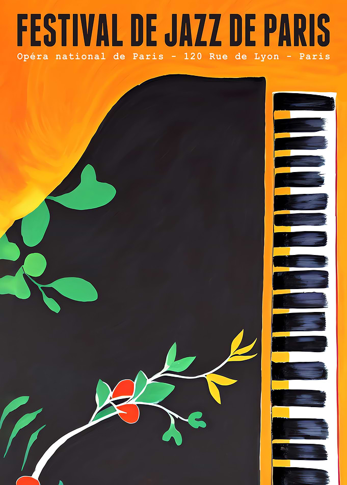Retro Jazz Poster