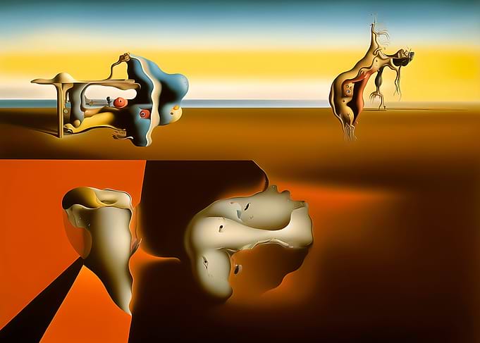 SALVADOR DALI PAINT STYLE