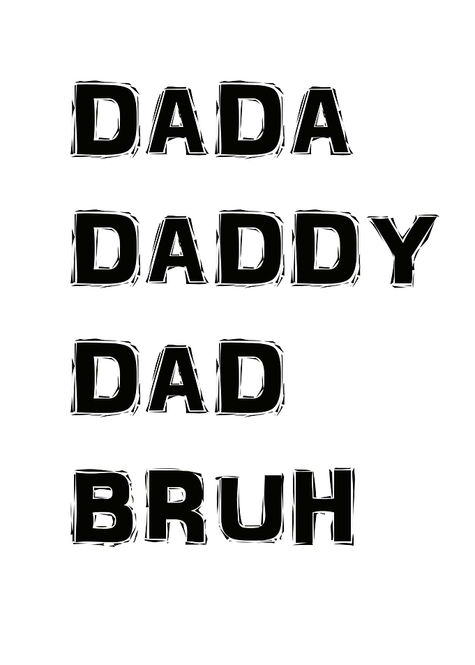 Funny Fathers Day Poster