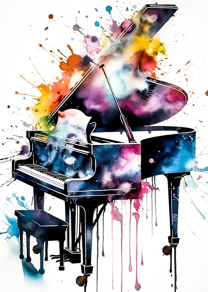 Piano Colorful
