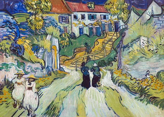 Stairway at Auvers