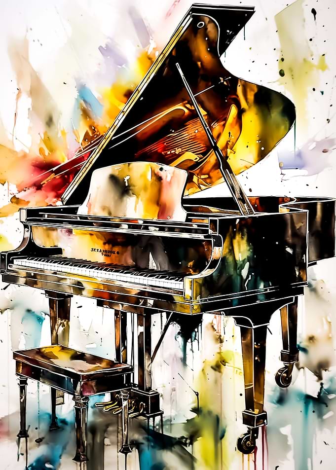 Piano Colorful
