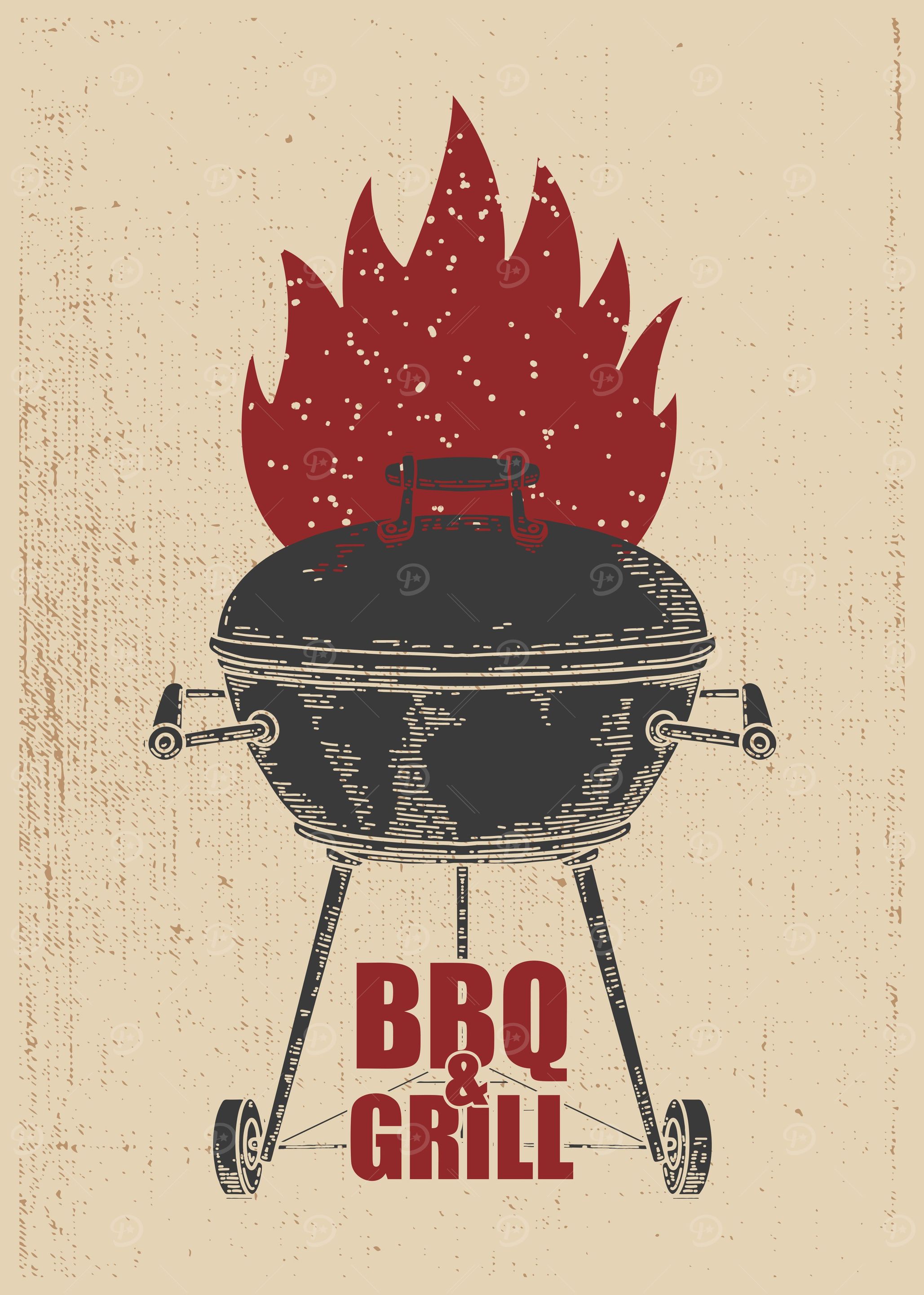 Bbq and grill Poster