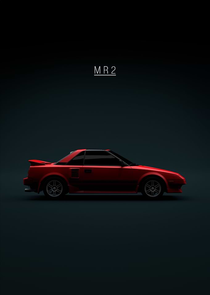 Toyota MR2 Mk1 1984 Red