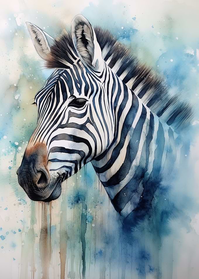 Zebra Watercolor