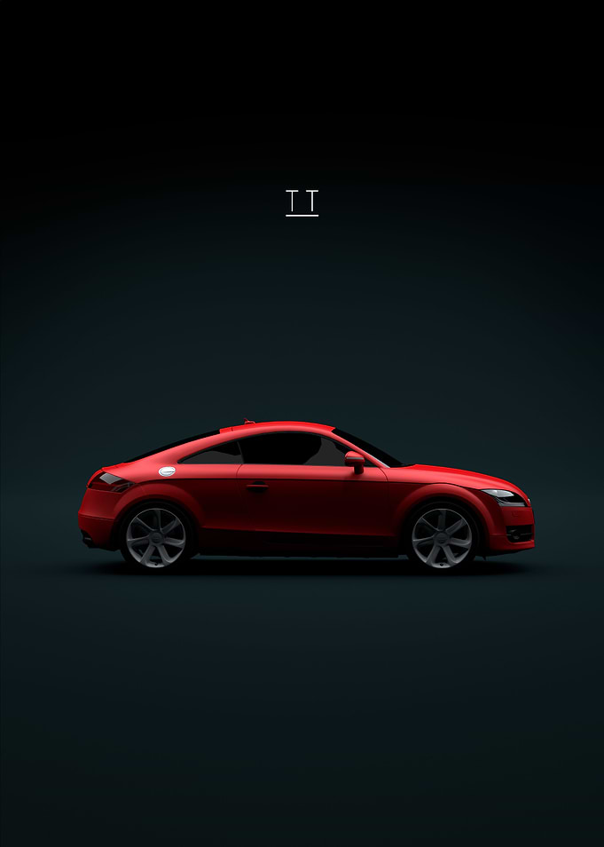 Audi TT Coupe 2007 MK2 Red