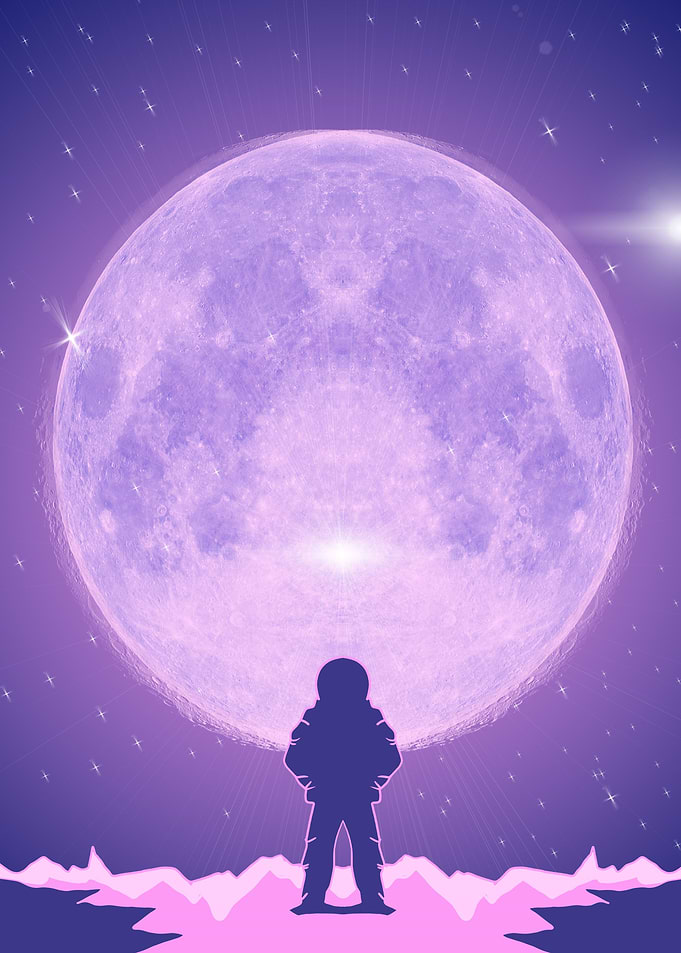 talking to the moon
