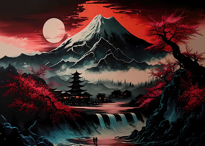 Red black Japanese