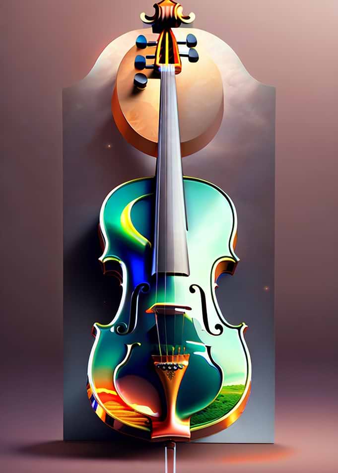 a violin