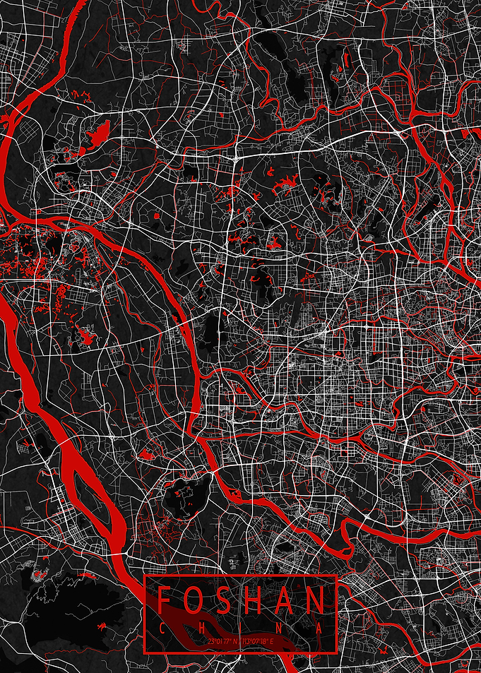 Foshan City Map Oriental