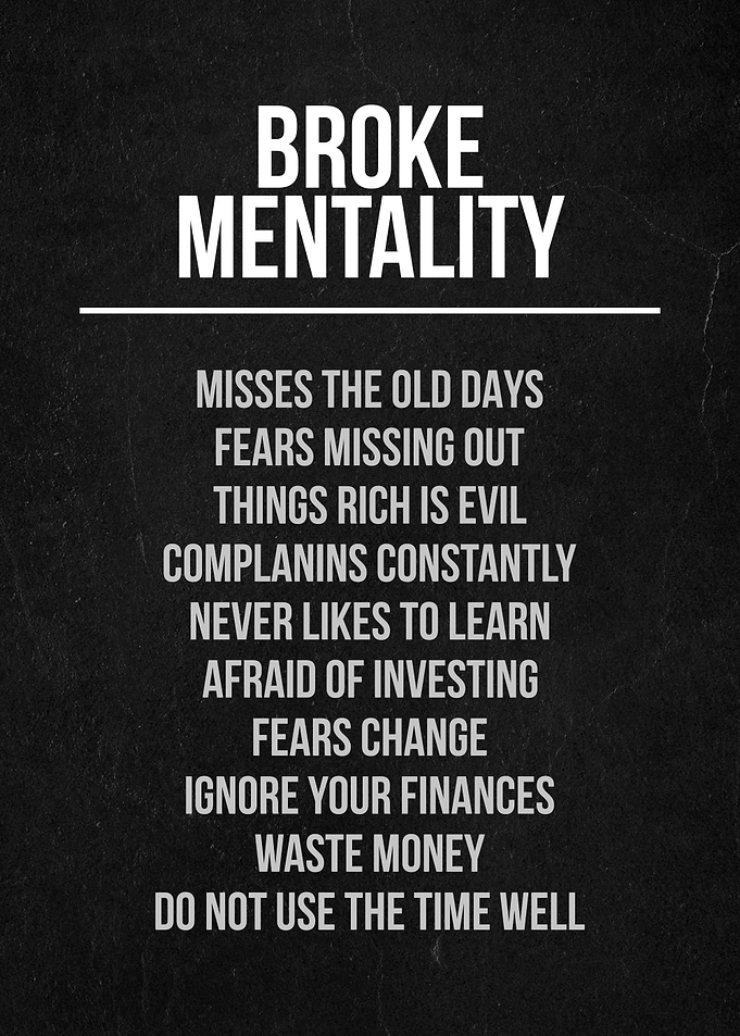 mentality broke