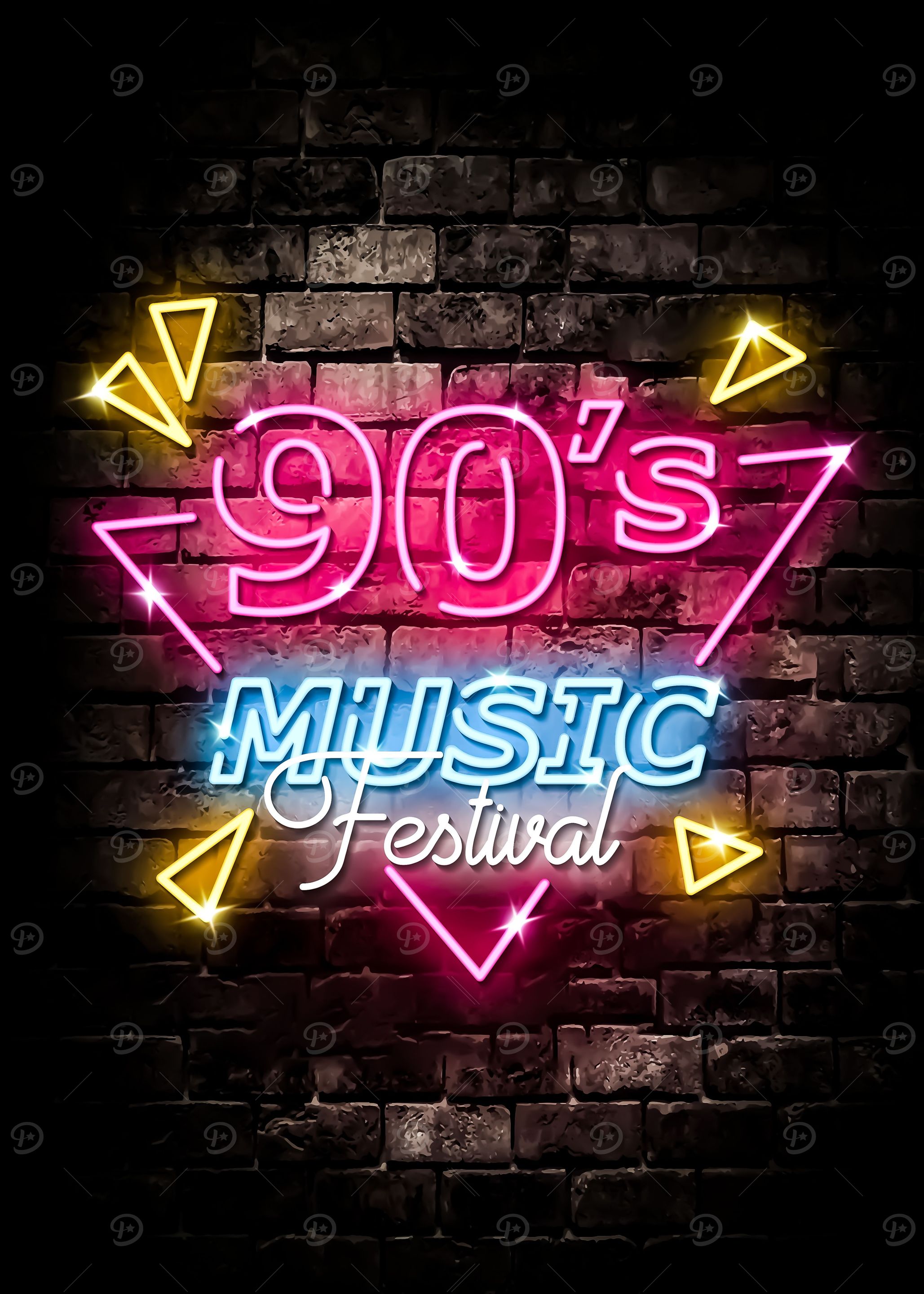Music Festival Neon