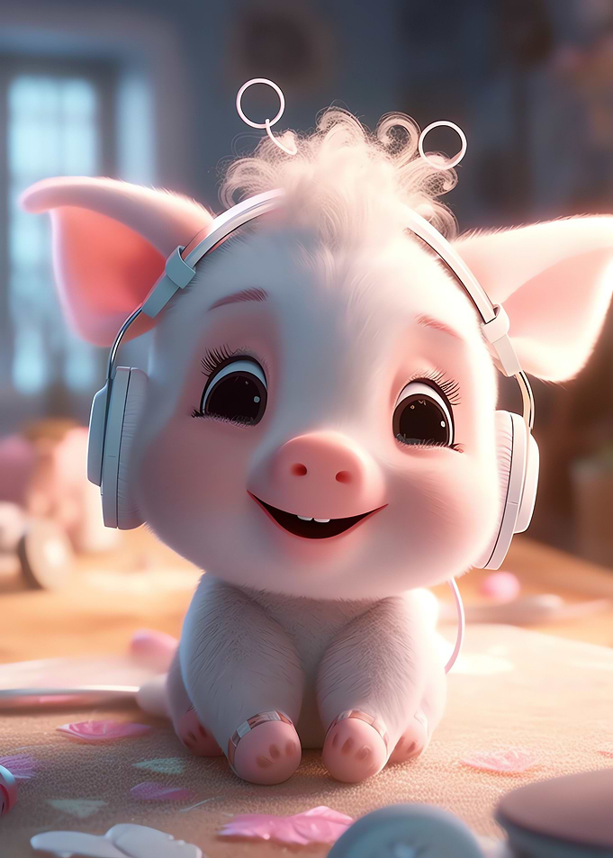 Adorable Pig