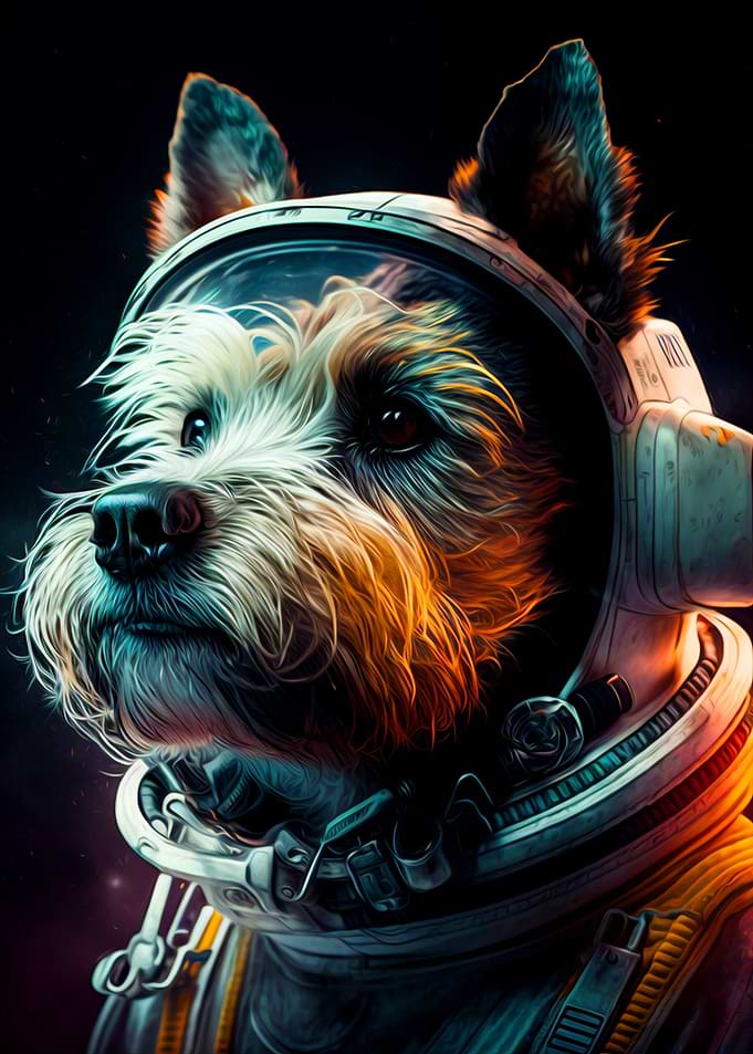 Dog astronaut