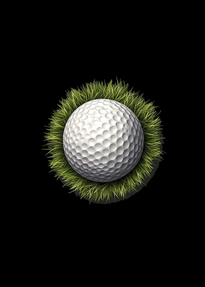 Golf Ball Green Grass