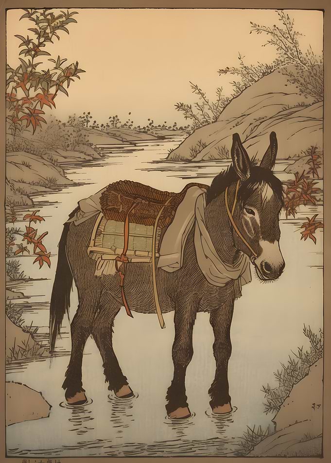 Donkey Ukiyo e