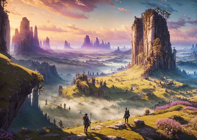 Beautiful Mystical Valley