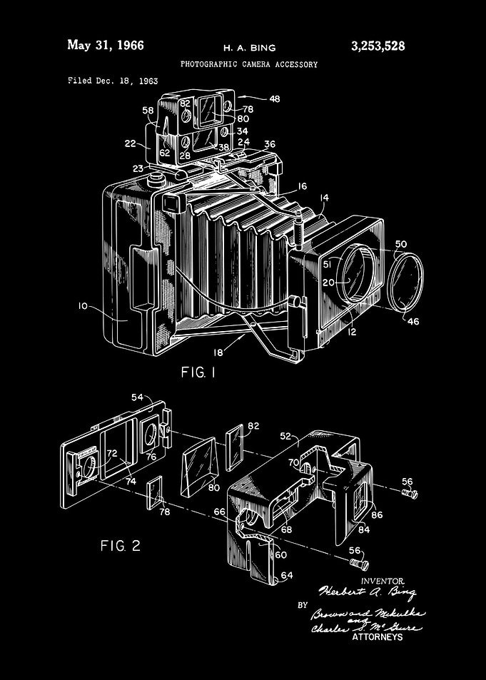 Vintage Camera Patent