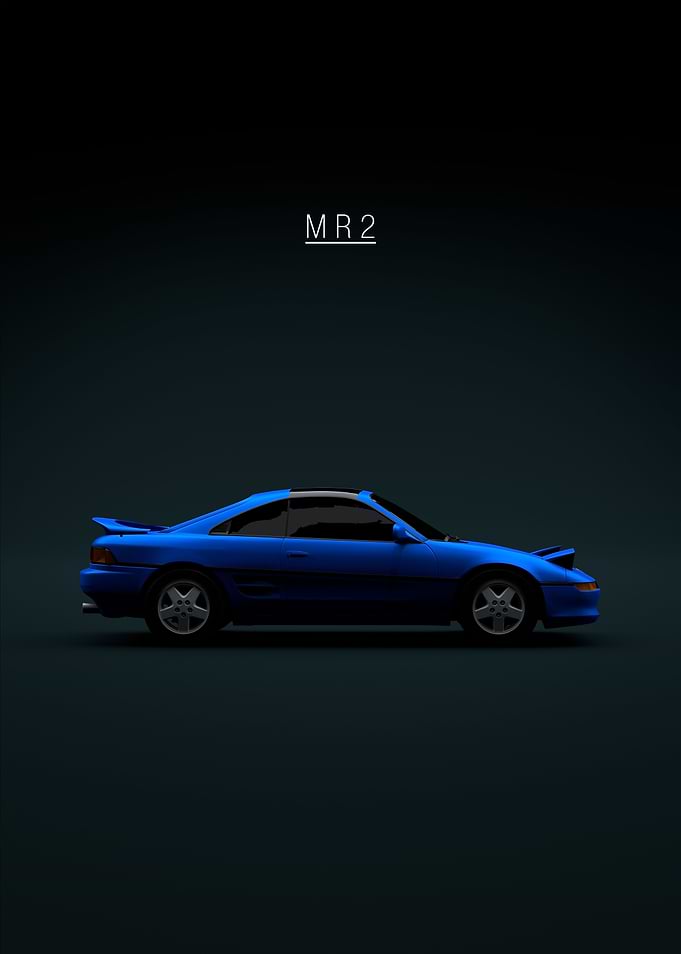 1995 Toyota MR2 GT Blue
