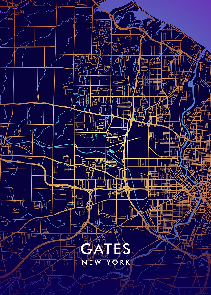Gates New York City Map