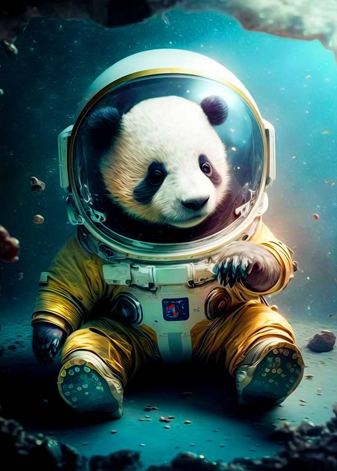 Panda Astronaut