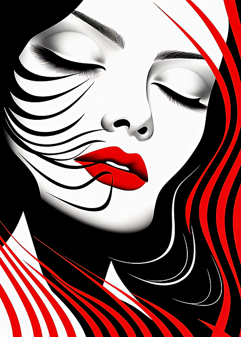 Elegant Contours — living room metal wall art
