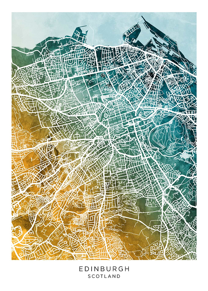 Edinburgh Scotland Map