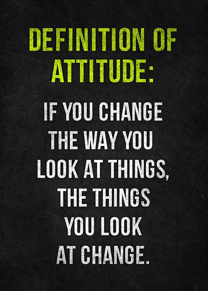 Definition Of Attitude