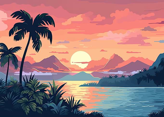 Tropical Lofi Escape