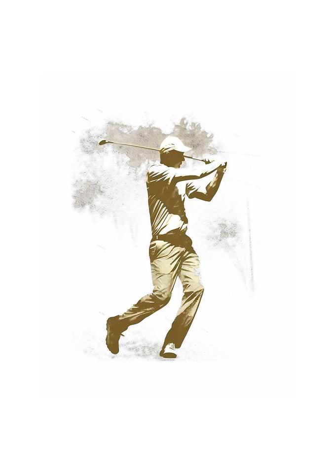 Golfer Grandpa Grandfather