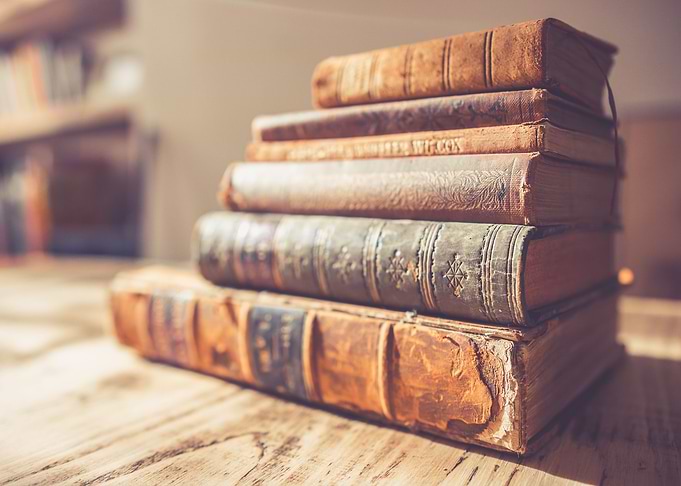 Stacked Books