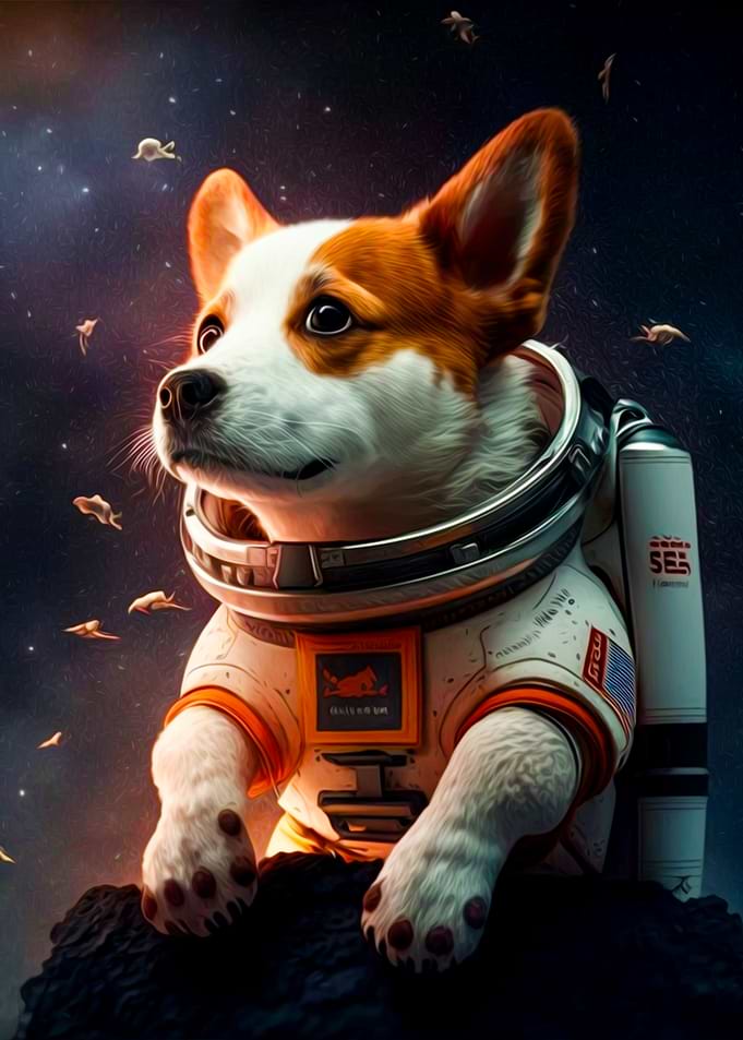 Dog astronaut