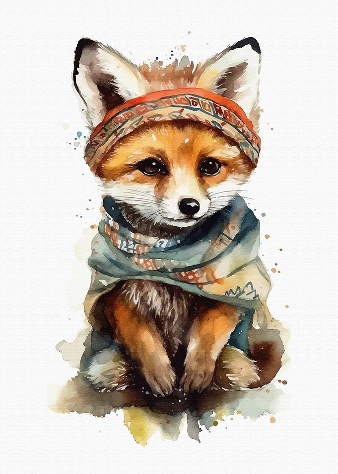 Watercolor Animal