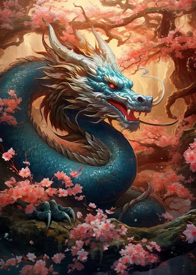Japanese dragon cherry