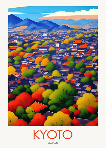 KYOTO Travel Poster