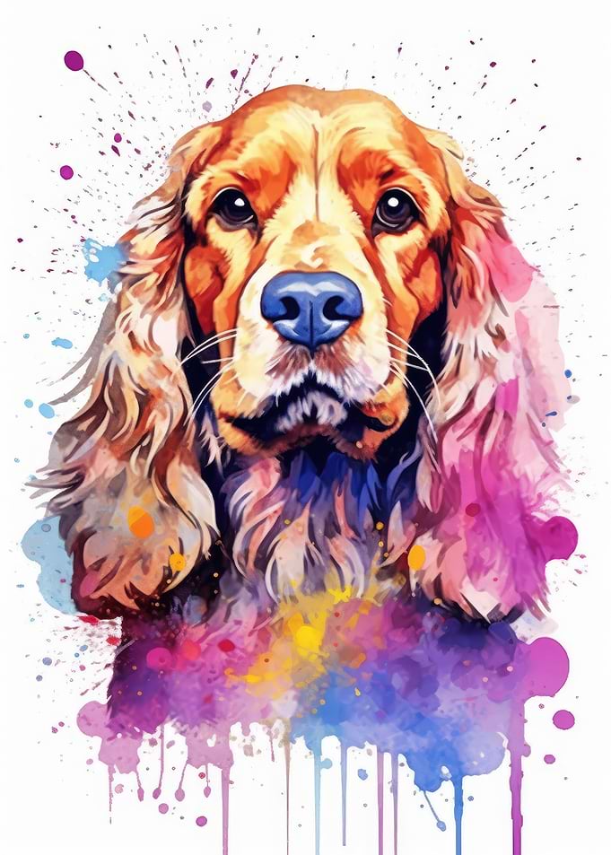 American Cocker Watercolor